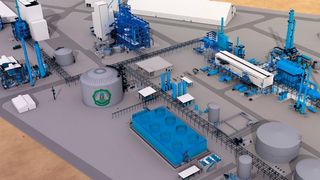 Der neue Düngemittelkomplex wird in Ain El Sokhna, etwa 100 km südöstlich von Kairo entstehen. (Thyssenkrupp)