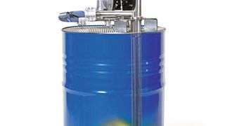 Das vormontierte System ist mit wenigen Handgriffen betriebsbereit und auch für explosionsgefährdete Flüssigkeiten geeignet. (Lutz Pumpen)