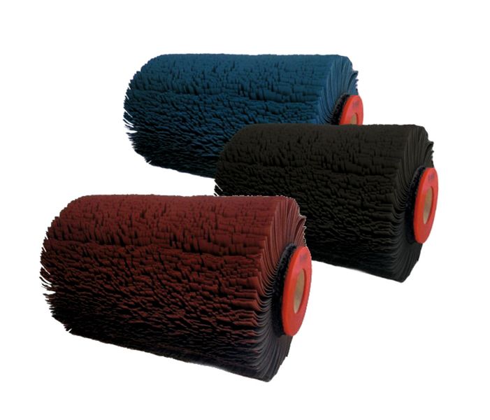 Entgratwalzen für Rotationsbürstmaschinen (zum Beispiel Ernst, Fladder, Timesavers, Weber). (Bild: Ernst Schweiz)