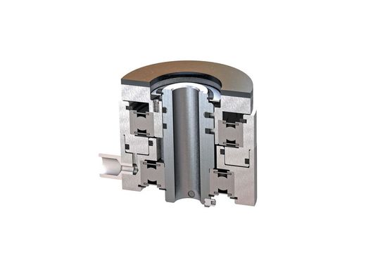 Das Bild zeigt die Detailansicht des Kupplungsmechanismus von Nexen.(Bild:  Nexen)