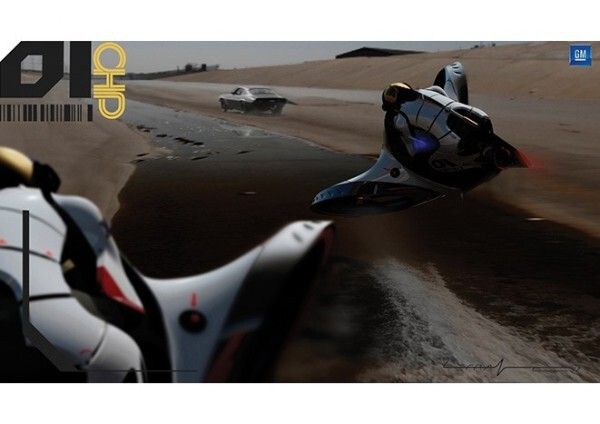 Die Volt Squad von General Motors: besteht aus drei Fahrzeugen mit unterschiedlichen Aufgaben (Bild: General Motors Advanced Design California)