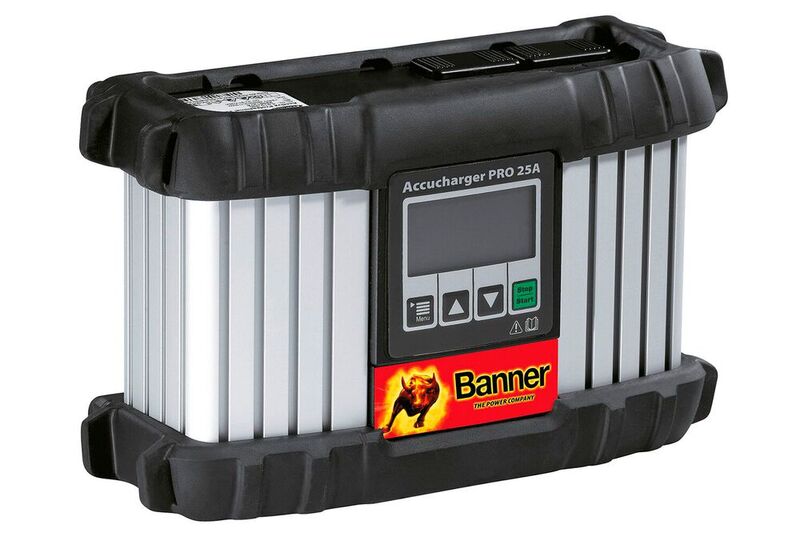 Banner Batterien vertreibt auch die passenden Geräte für professionellen Batterieservice.