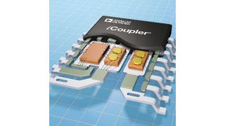 Erstling: Der 2001 von Analog Devices vorgestellte ADuM1100 war das erste Bauelement einer großen und erfolgreichen Familie von ICs zur galvanischen Trennung von Datenpfaden. (Analog Devices)