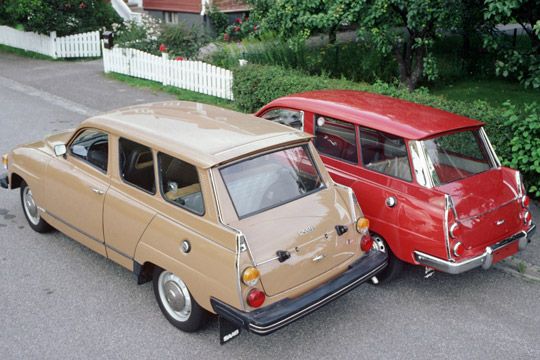 Der Saab 95 aus den Jahren 1959 und 1978 ... (Archiv: Vogel Business Media)