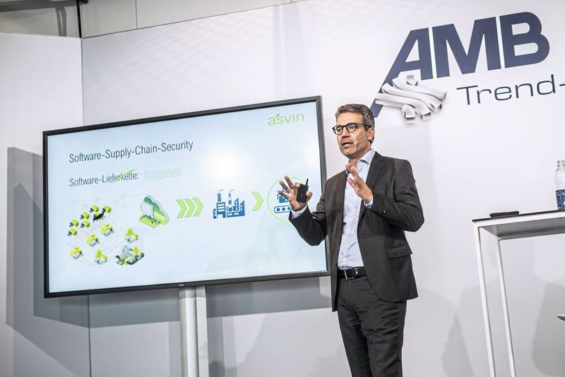 Eine Neuerung: Die AMB Trend-Lounge mit ihren Thementagen, zum Beispiel zu Digitalisierung oder Klimawandel.  (Bild: Landesmesse Stuttgart)