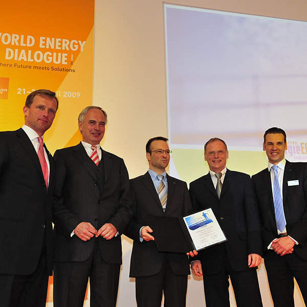 Für das Energiekonzept in Hollenbach erhielt EBM-Papst auf der Hannover-Messe 2009 dann auch den Efficiency Award 2009. (Bild: MM-Archiv)