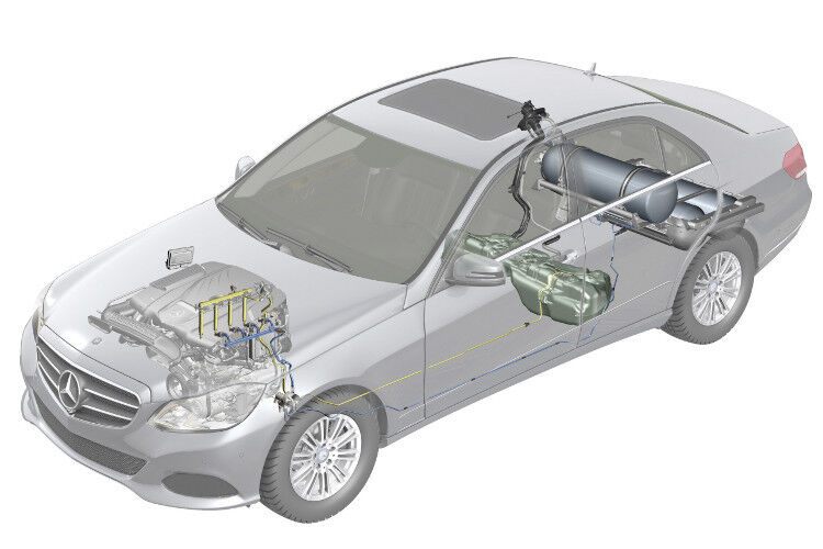 Auch bei Mercedes haben sich zwei Modelle mit Erdgasantrieb inzwischen etabliert, auch wenn nach Modellwechseln bei den Stuttgartern immer erst wieder eine Erdgaslücke entsteht. Aktuell lieferbar ist die E-Klasse. (Foto: Mercedes)