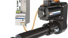 Elektromechanische Zylinder wie dieser können in vielen industriellen Bereichen, etwa in Servopressen, Dosiersystemen, Werkzeugmaschinen oder Transport- und Handlingsystemen, eingesetzt werden.  (Bosch Rexroth)