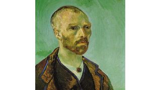 Abb. 1b: Für die grüne Farbe im Hintergrund verwendete Vincent van Gogh hochgiftiges Kupfer(II)-arsenitacetat. Die Abbildung zeigt ein Selbstbildnis des Künstlers, das er Paul Gauguin widmete. (Quelle: Webmuseum)