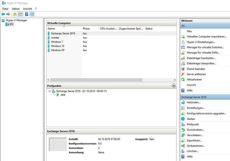 Tipp 27: Um Hyper-V in Windows 10 zu installieren, suchen Anender im Startmenü nach „optionalfeatures“. Aktivieren die Benutzer im Fenster unterhalb von Hyper-V die Optionen Hyper-V-Plattform und Hyper-V-Verwaltungstools, wird Hyper-V installiert Vorher muss sichergestellt werden, dass im BIOS/UEFI des Computers die Virtualisierungsfunktionen des Prozessors aktiviert sind. (Th. Joos)