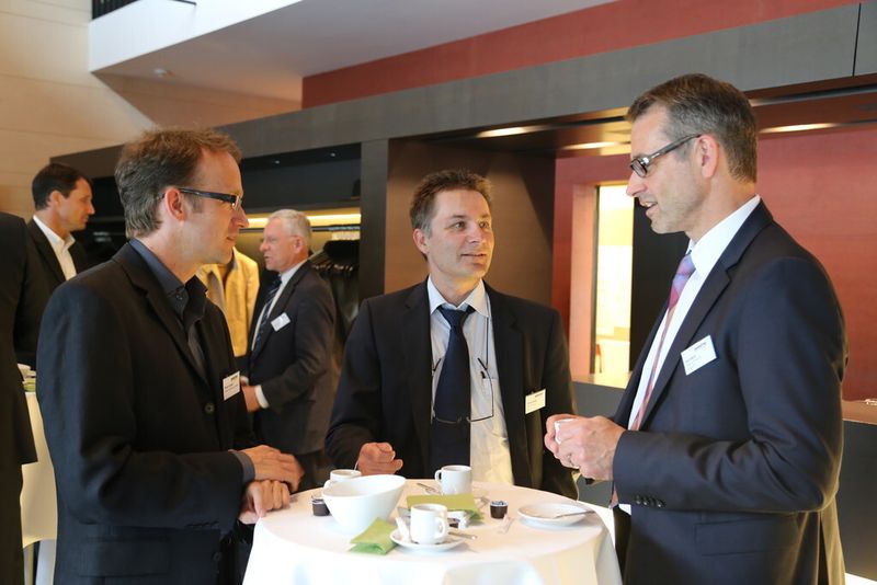 Die Jahrestagung von SwissT.net bot den Teilnehmern gute Gelegenheit für Gespräche. (Bild: Matthias Böhm)