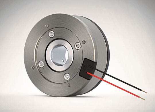 Die neue Combiperm P2 von KEB Automation ist eine neue Permanentmagnetbremse, die ein deutlich höheres Drehmoment bei einem kompakteren Bauraum erreichen soll.(Bild:  KEB Automation)