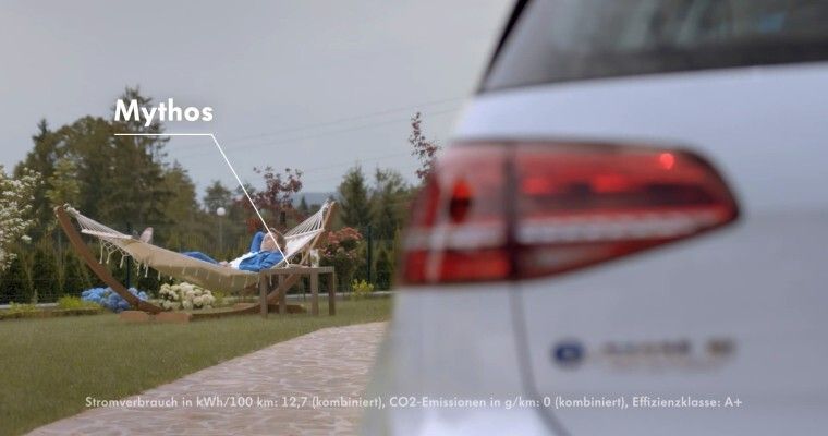 Mythbusters-Kampagne: Volkswagen räumt mit Vorurteilen über Elektromobilität auf. (Bild: Volkswagen)