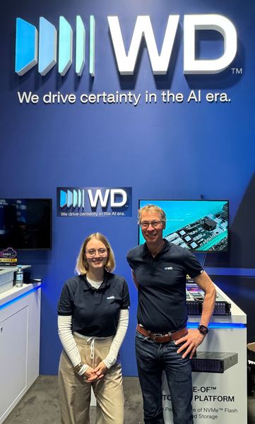 Herzlicher Empfang bei WD durch Franziska Huber und Uwe Kemmer (Bild: Vogel IT-Medien GmbH)