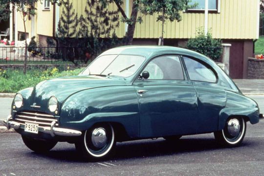 Der Saab 92 wurde von 1949 bis 1956 in Serie produziert ... (Archiv: Vogel Business Media)