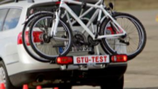 Die Radträger mussten ihre Qualität in drei Test-Disziplinen unter Beweis stellen.  (Foto: GTÜ/Emmerling)