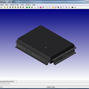 Erstellen und Bearbeiten von 3D-Modellen in Board Modeler Lite. 
