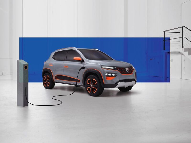 Mit der „Spring-Electric“-Studie gibt Dacia einen Ausblick auf sein erstes E-Auto auf Basis der Konzernschwester Renault K-ZE. (Renault)