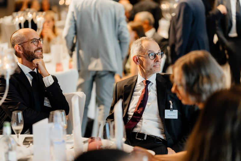 Falk A. Schmidt von Computacenter (l.) und Alexander Britz von Microsoft. (Offenblende/Valentin)