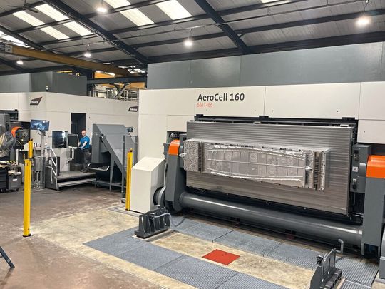 Two "HBZ AeroCell 160" in the Moyola factory. The machines mark a significant milestone in Moyola's ongoing commitment to performance, innovation and global competitiveness.(Image: Moyola)
