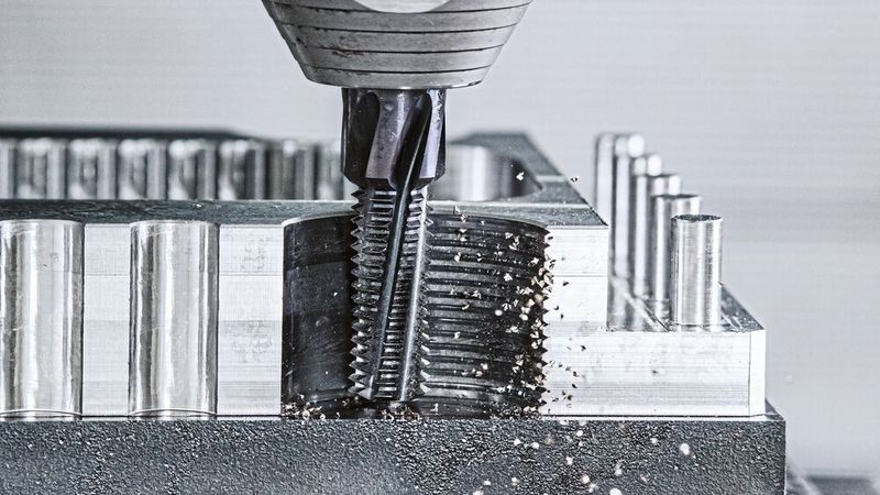 Auch wenn der Zerspanungsprozess für viele ausgereift zu sein scheint, gibt es immer noch viel Optimierungspotenzial, das Forscher jetzt am IWF der TU Berlin heben wollen. Dabei geht es um die sogenannte modellprädikative Regelung von Werkzeugmaschinen.(Bild:  Ceratizit)