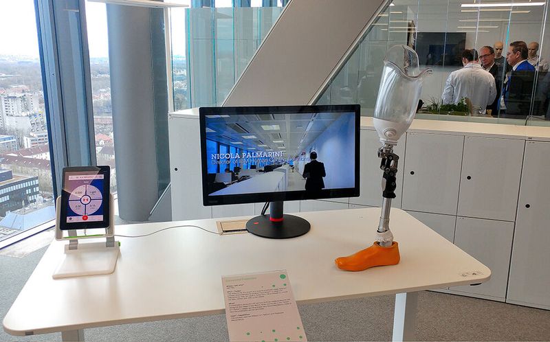 Diese Prothese ist mit Drucksensoren ausgestattet. In Verbindung mit der Watson IoT-Cloud-Plattform können die Nutzung analysiert und Empfehlungen zur Optimierung der Prothese erstellt werden. (Bild: Harald Karcher)