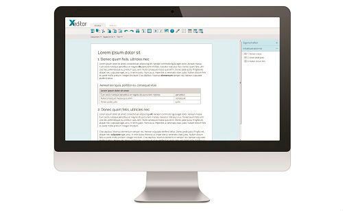 Das Release 2.7 ist ausgestattet mit einer neuen XML-Ansicht und einer neuen kundenorientierte Ordnerstruktur. (Bild: Xeditor by Appsoft Technologies)