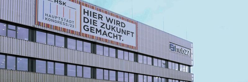 Im HUB27 der Messe Berlin findet auch in diesem Jahr der Hauptstadtkongress statt.(©  Studio Schmidt-Domine Duesseldorf)
