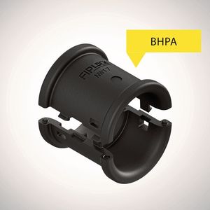 Die Montagehalbschalen Fiplock BHPA stellen sicher, dass Wellrohre fachgerecht in gebohrten Montagerahmen oder Spannschellen befestigt sind. 