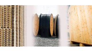 Egal ob als Palette, Kabeltrommel oder Holzkiste: Die Weltwirtschaft ist auf dem nachwachsenden Rohstoff Holz gebaut. (Bild: HPE)