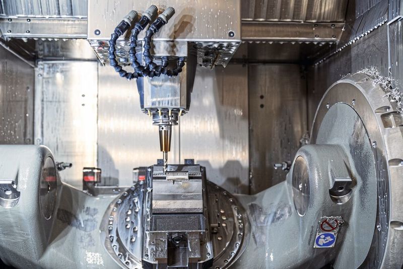 Hamilton ersetzte drei Stand-alone-Maschinen durch zwei effizientere Hermle-­Anlagen mit Automation. Dabei war ein automatisierter Schraubstock Pflicht. (maikgoering photography)