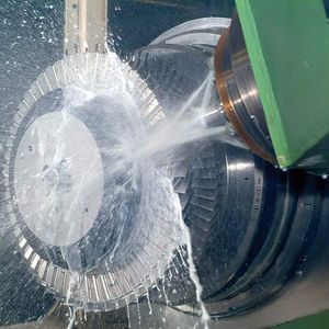 Das Werkzeugspannsystem Pow-R-Grip kommt bei der Blisk-Bearbeitung zum Einsatz.
