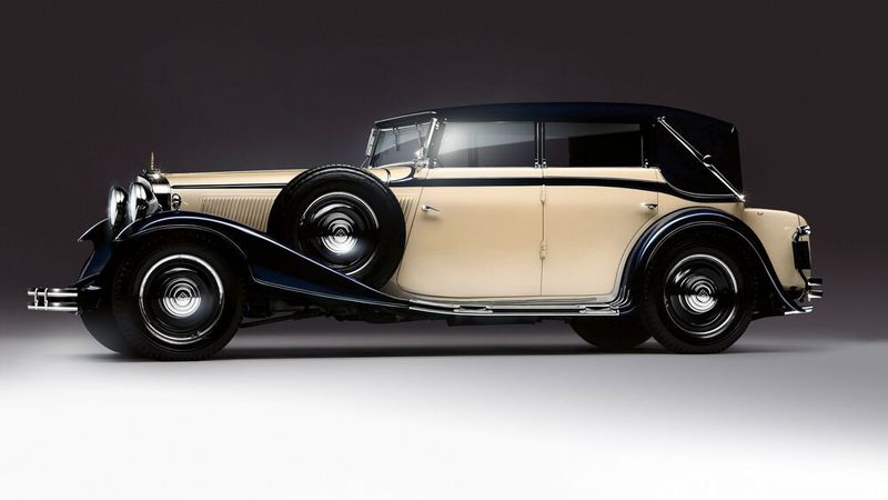 Der Maybach Typ „Zeppelin“ ist einer der berühmtesten Vertreter im Reigen internationaler Luxus-Automobile der dreißiger Jahre des vorigen Jahrhunderts. Das Bild zeigt einen Maybach Zeppelin DS 8 von 1932. (Daimler AG)