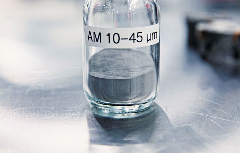 Bild 5: Typische Partikel für den 3D-Metalldruck mit Edelstahl Rostfrei sind zwischen zehn und 63 Mikrometer groß. (Bild: Sandvik Additive Manufacturing // Oskar Omne )