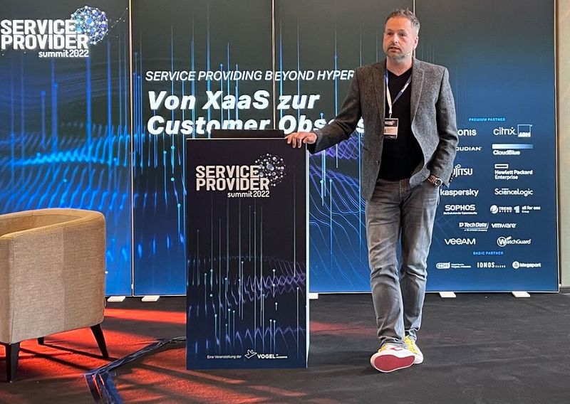 Alexander Wallner (PlusServer) hielt den lokalen und souveränen Clouds die Stange.  (Bild: Vogel IT-Medien GmbH)