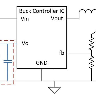 Figure 1: Switched-mode voltage transformer with corresponding compensation components for adjusting the control loop speed and stability. (Image:ADI)