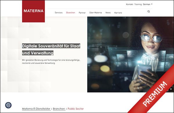 Materna ist ein international erfolgreicher IT-Dienstleister mit einem speziell für den öffentlichen Sektor ausgebildeten Fachbereich. Materna bietet Prozess- und Technologieberatung, die zugehörige Entwicklung und Implementierung von IT-Lösungen bis zu Dienstleistungen für Wartung, Betrieb und Schulungen.Weitere Informationen zu Materna