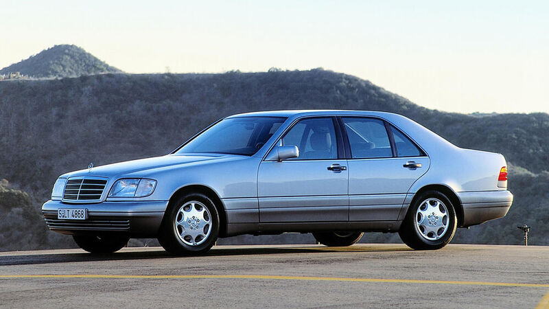 In so einem Mercedes S280 kam Diana Spencer alias Lady Di um. Was mit dem Unfallwagen geschehen ist, ist unklar. (Daimler)