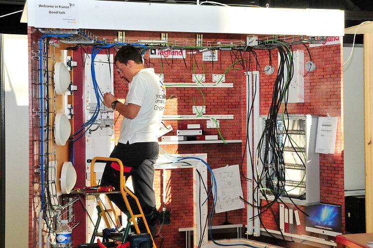 Bronze erkämpften sich Elektroinstallateur Felix Fendl... (Foto: Schmidt)