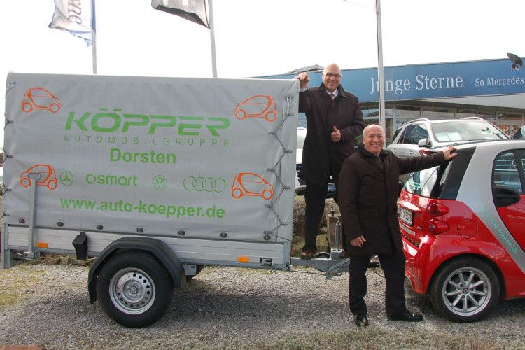 Kreatives Duo: Geschäftsführer Markus Pettendrup und sein Verkaufsleiter Michael Donkiewicz. (Foto: Schwickal)