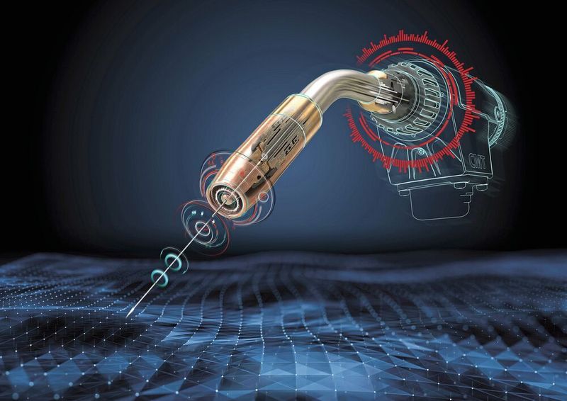 Beim Sensorsystem WireSense dient der Schweissdraht als Sensor. (Fronius International GmbH)