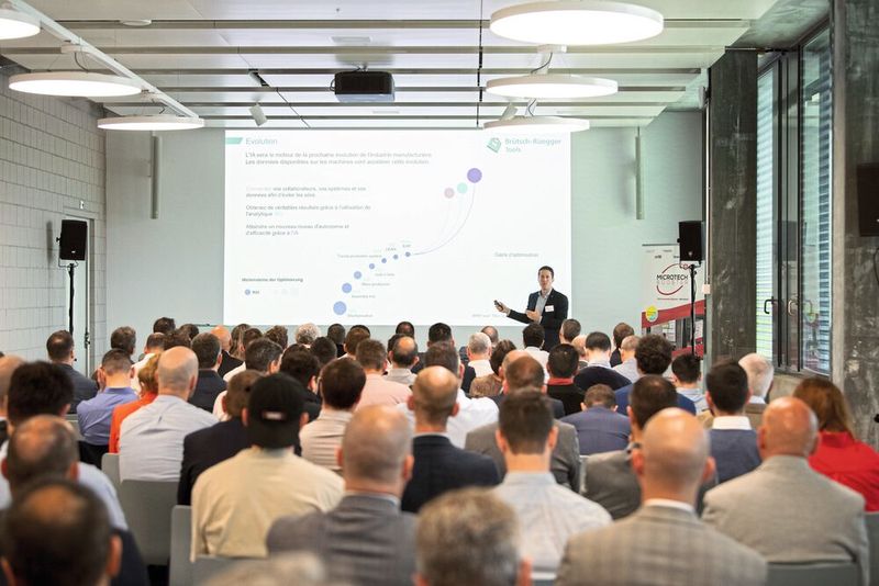 Raphaël Müller de chez Brütsch-Rüegger en pleine présentation. (Source : Thomas Entzeroth)