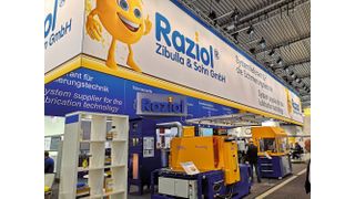 Raziol-Highlight am Stand ist die Bürstenreinigungsanlage. (Raziol)