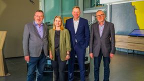 Die Geschäftsführung der Bleker-Gruppe: (v. l). Bernd Bleker, Kathrin Bleker, Christian Voßkamp (Vorsitz) und Hermann Bleker. (Bild: Bleker-Gruppe)