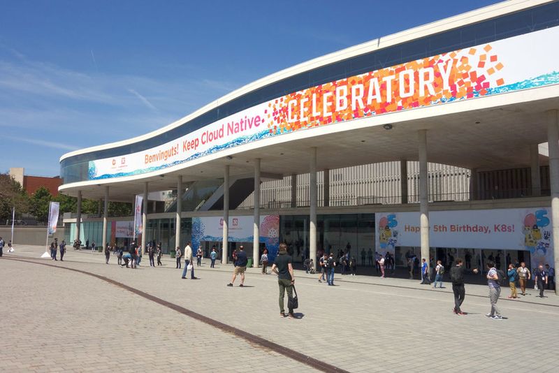 Das Hauptprogramm der KubeCon + CloudNativeCon Europe 2019 spielte sich in den Messehallen der Fira Gran Via in Barcelona ab. (Srocke)