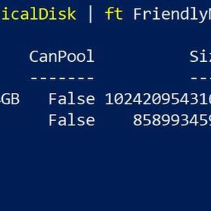 Festplattendaten in der PowerShell steuern.