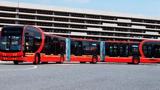 Der BYD K12A ist nach Angaben des Herstellers der längste rein batterielektrische Bus der Welt.  (BYD)