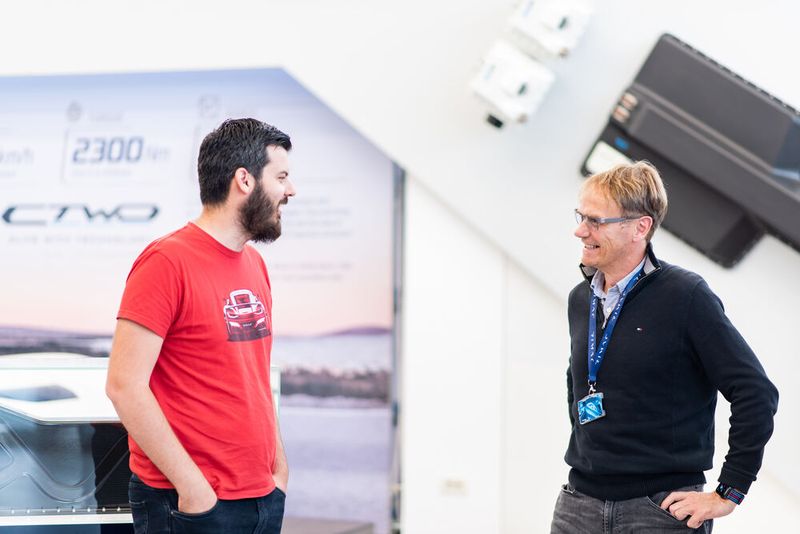Gemeinsame Sache in Sachen PS: (v. li.) Unternehmensgründer Mate Rimac und sein neuer CTO Chris Porritt. (Bild: Rimac)