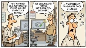 Drei Tage für eine Variante, die sich hätte automatisieren lassen: Warum manuelle Konstruktionsprozesse heute keine Option mehr sind. (Bild: Lino GmbH)