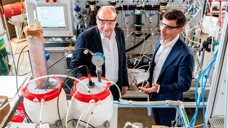Horst Kreuter, Geschäftsführer Deutschland und Francis Wedin, CEO von Vulcan Energie. 